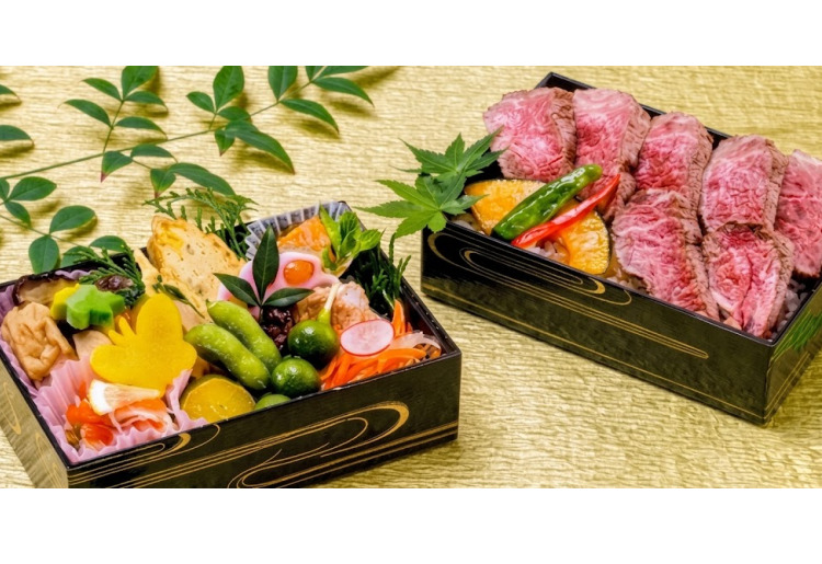 ステーキ弁当（7×11.5×5cm 2段）