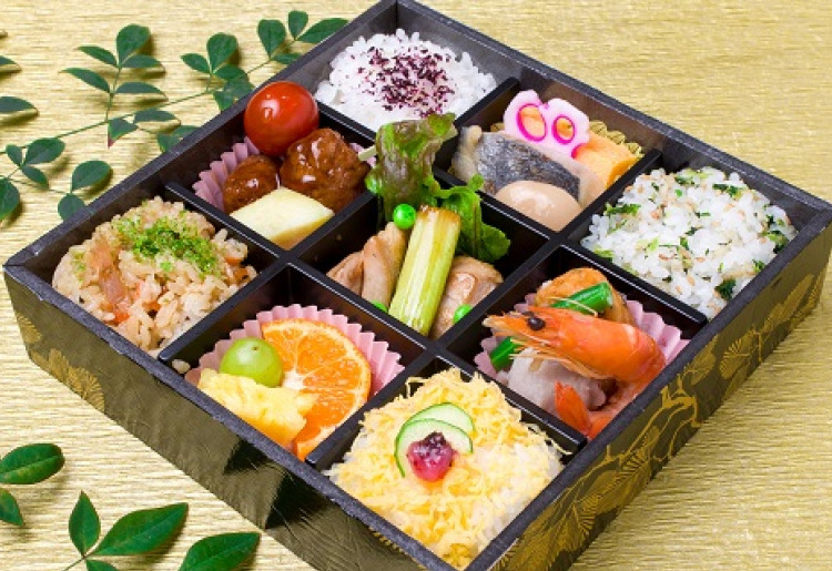 旬菜弁当(19.5×19.5㎝)